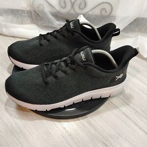 NEW Men's Flex Footwear Black Grey Minimalist Orthopedic Shoes For Walking 10.5